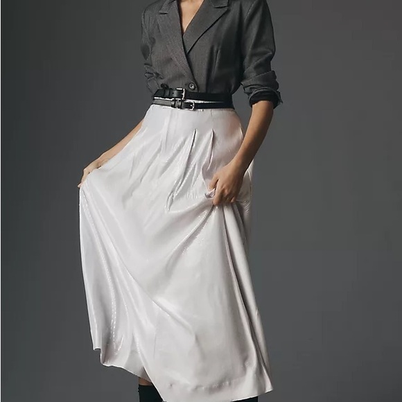 Anthropologie Dresses & Skirts - Anthropologie The Avery Pleated Maxi Skirt by Maeve: Sequin Edition NWT